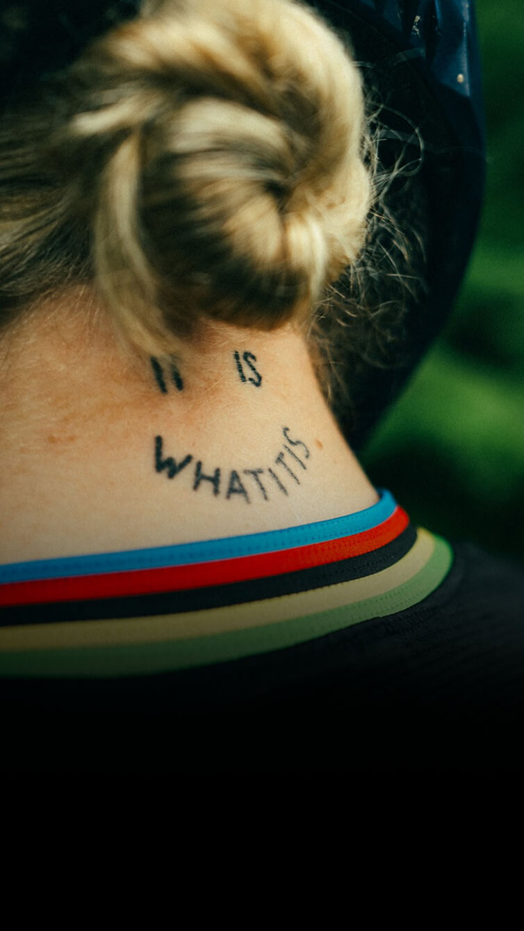 Vali Höll - Tattoo "It is what it is"